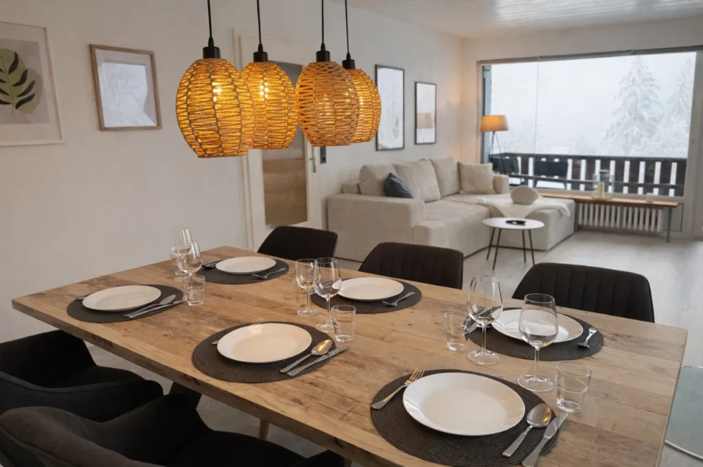Titelbild Apartment Bergnest in Sankt Andreasburg im Harz mit gemütlicher Ferienwohnung und modernem Wohnbereich